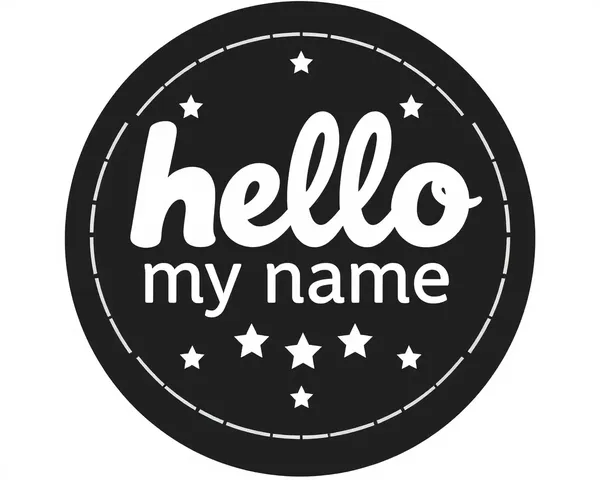 Identificación de nombre "Hola, mi nombre es" de nuevo